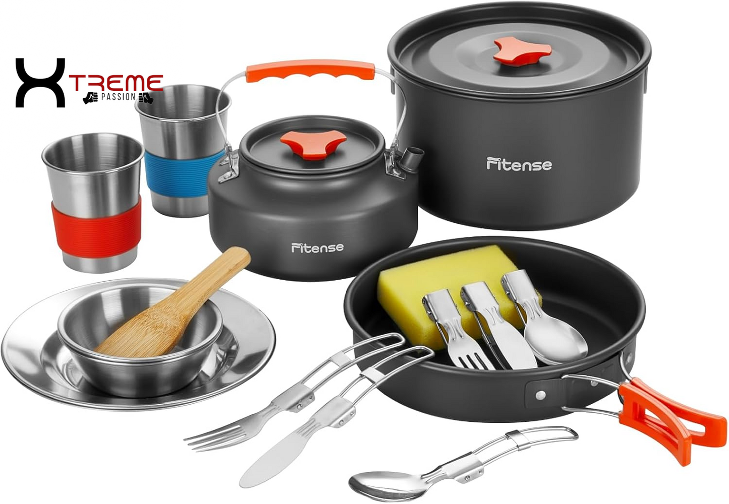 Discover the Ultimate 22-Piece Lightweight Camping Cookware Set – Perfect for Adventurous Couples and Small Groups!