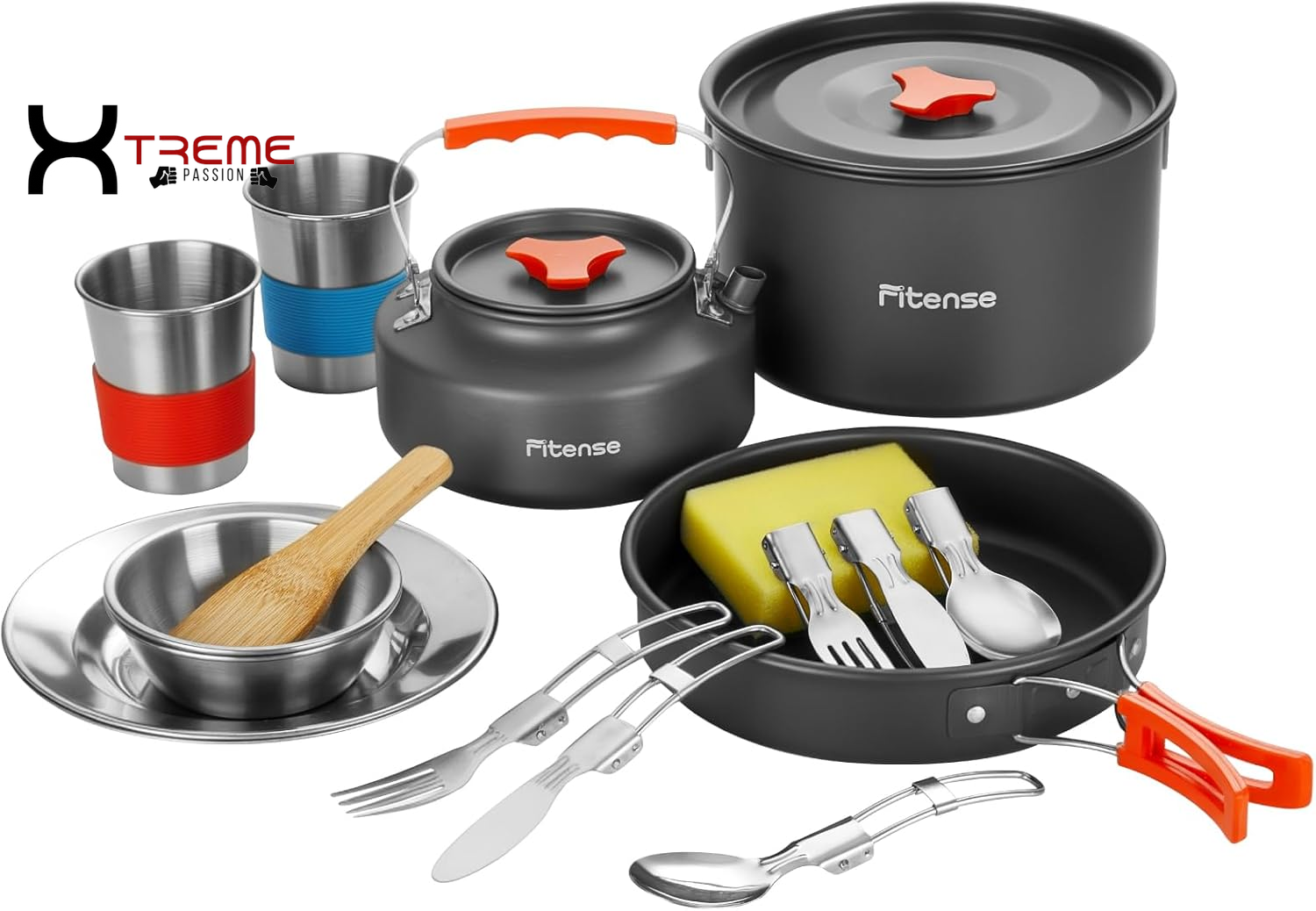Discover the Ultimate 22-Piece Lightweight Camping Cookware Set – Perfect for Adventurous Couples and Small Groups!
