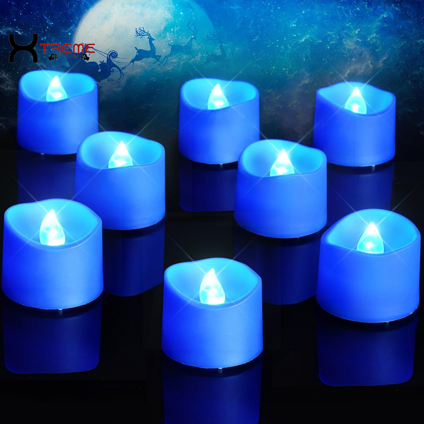 24Pcs Flickering Flameless LED Tea Lights - 200+ Hours of Battery-Operated Ambiance for Weddings, Anniversaries, Halloween, and Christmas Decor