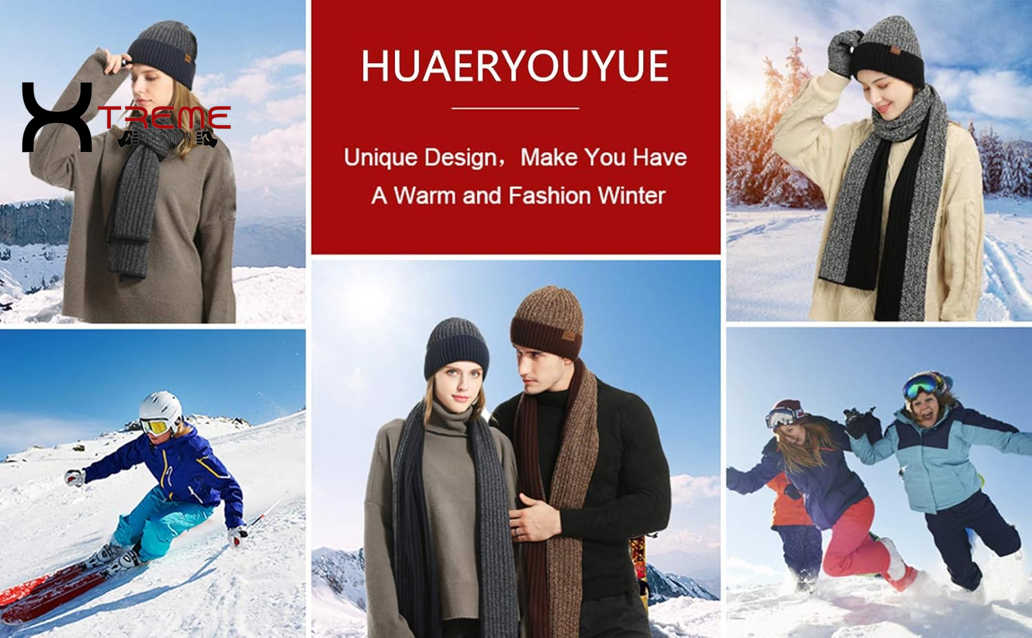 Ultimate Men's Winter Essentials: Cozy Knit Beanie, Warm Scarf & Touchscreen Gloves Set