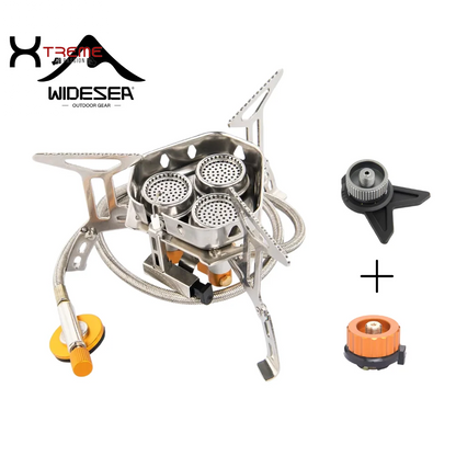 Portable High-Power Camping Gas Stove - Perfect for Picnics, Barbecues, and Outdoor Adventures!