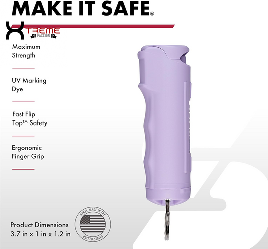 Ultimate Self Defense Kit: Rechargeable Stun Gun & Pepper Spray with 120 Lumen Flashlight for Unmatched Protection