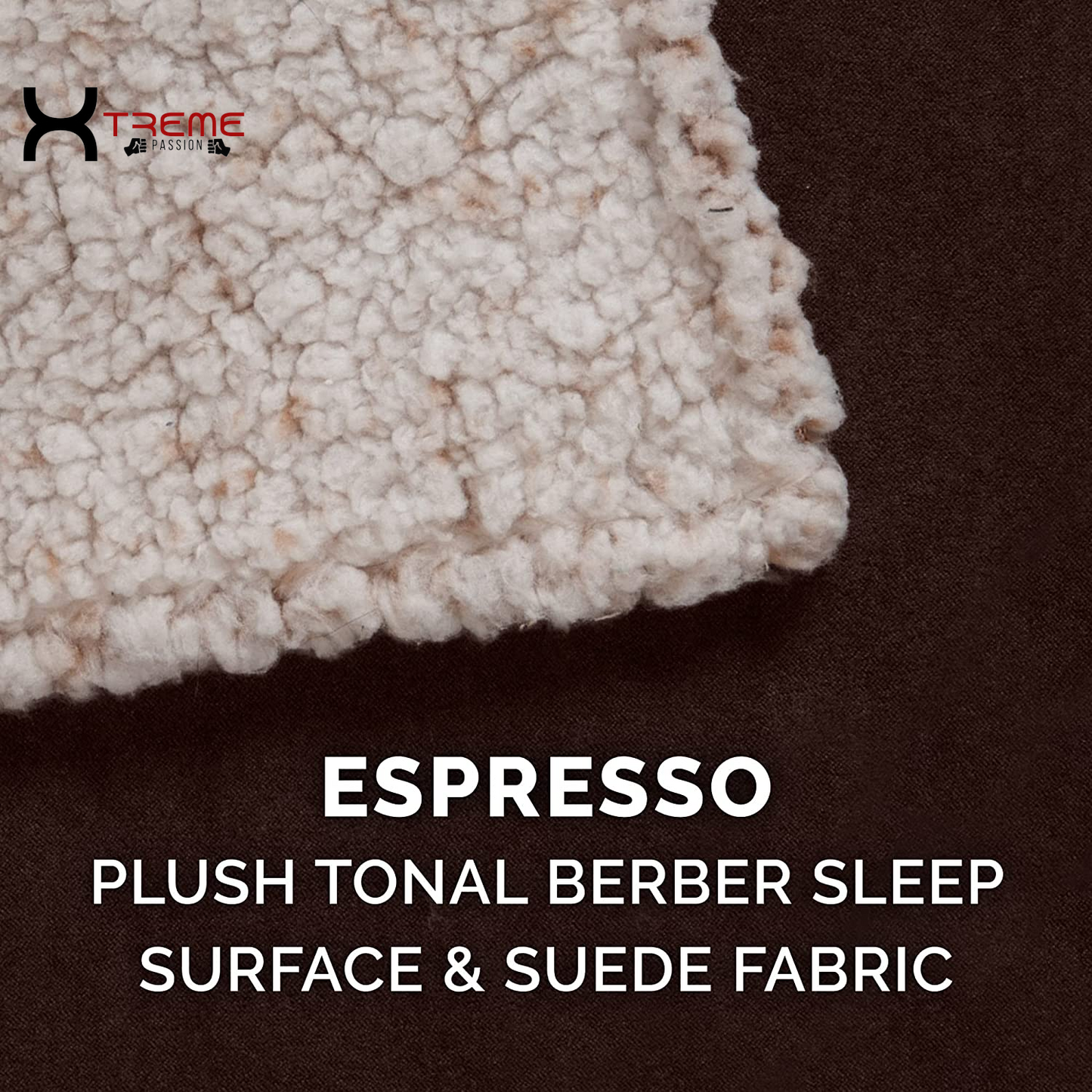 Ultimate Comfort for Your Furry Friend: Large Cooling Gel Dog Bed with Removable Washable Cover - Cozy Berber & Suede Top for Medium to Large Dogs Up to 55 lbs in Stylish Espresso