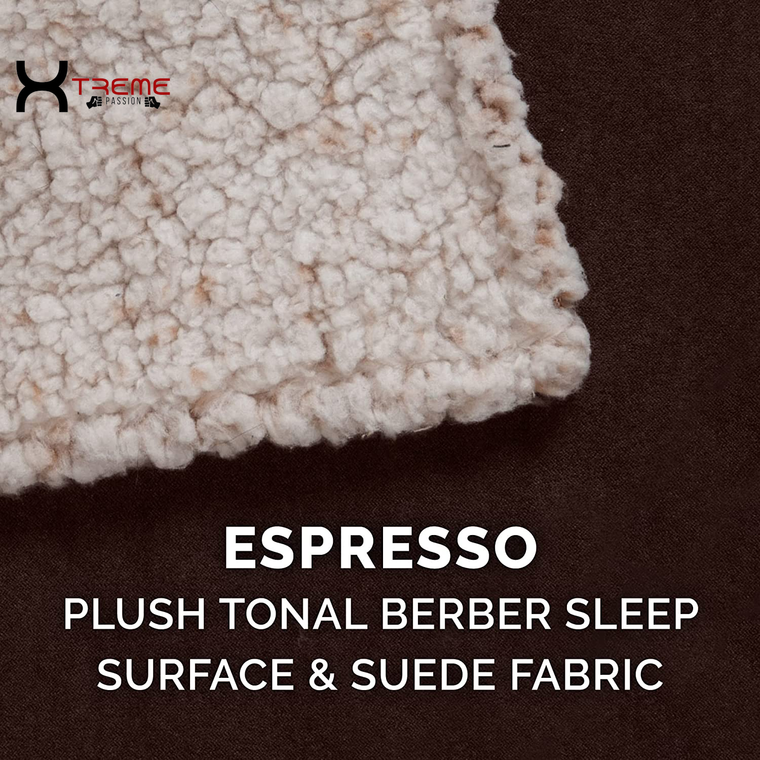 Ultimate Comfort for Your Furry Friend: Large Cooling Gel Dog Bed with Removable Washable Cover - Cozy Berber & Suede Top for Medium to Large Dogs Up to 55 lbs in Stylish Espresso