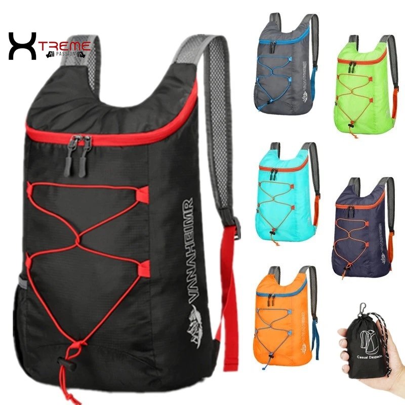 Ultimate Lightweight Waterproof Nylon Backpack for All Your Outdoor Adventures - Ideal for Camping, Hiking, and Travel!