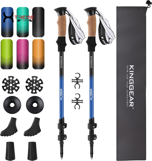 XtremePassion Ultra-Light Professional Hiking Poles - Adventure Ready