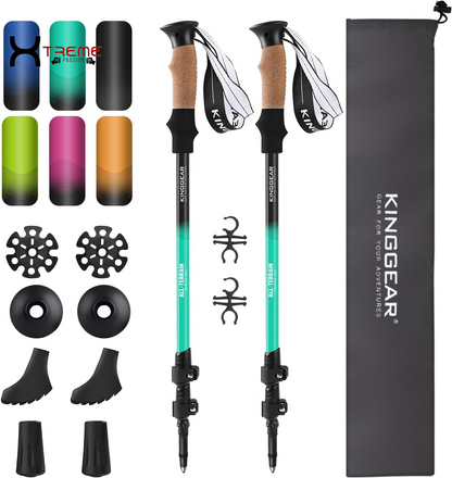 XtremePassion Ultra-Light Professional Hiking Poles - Adventure Ready