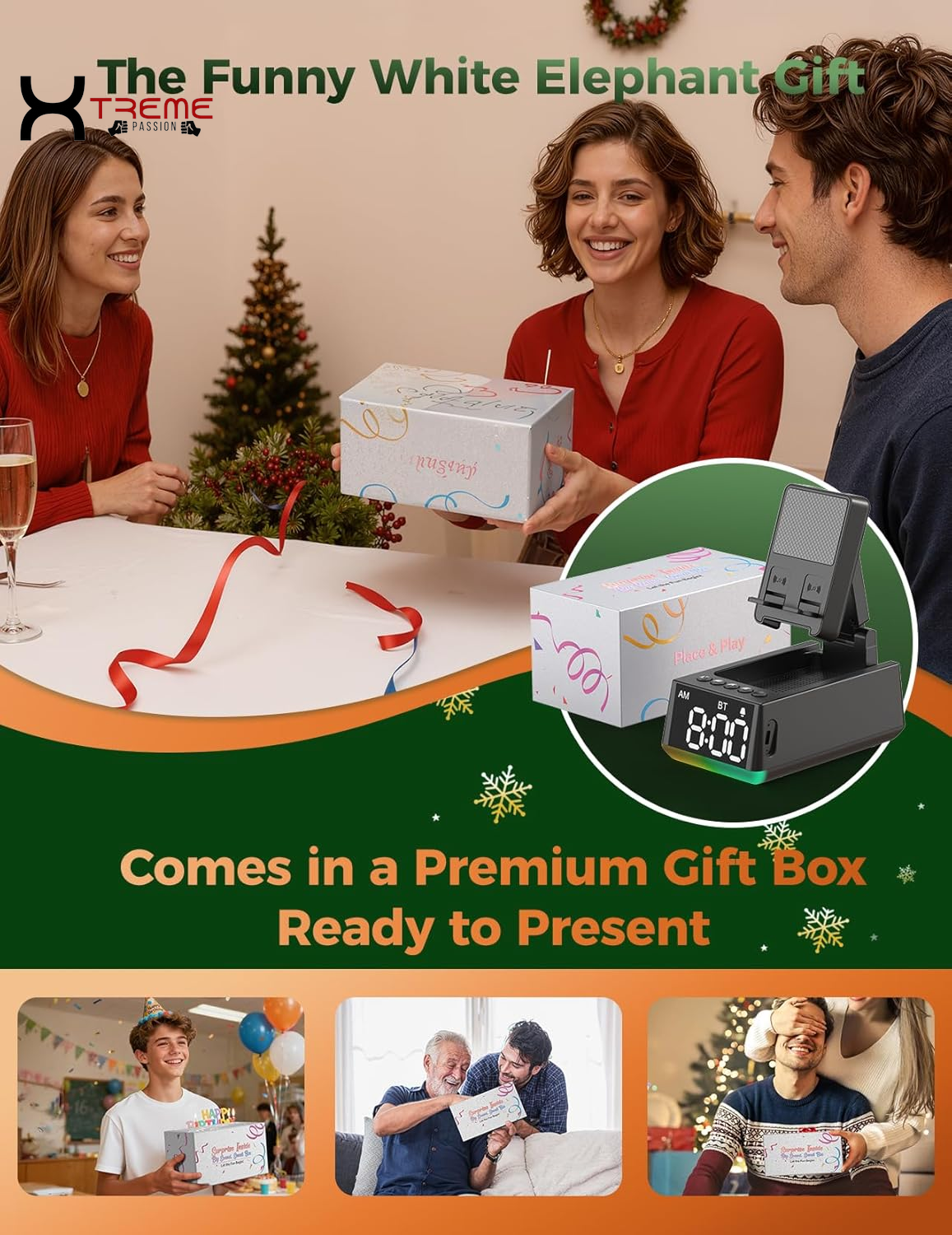 Transform Your Sound Experience: Induction Bluetooth Speaker with HD Audio - The Ultimate Gift for Every Occasion!