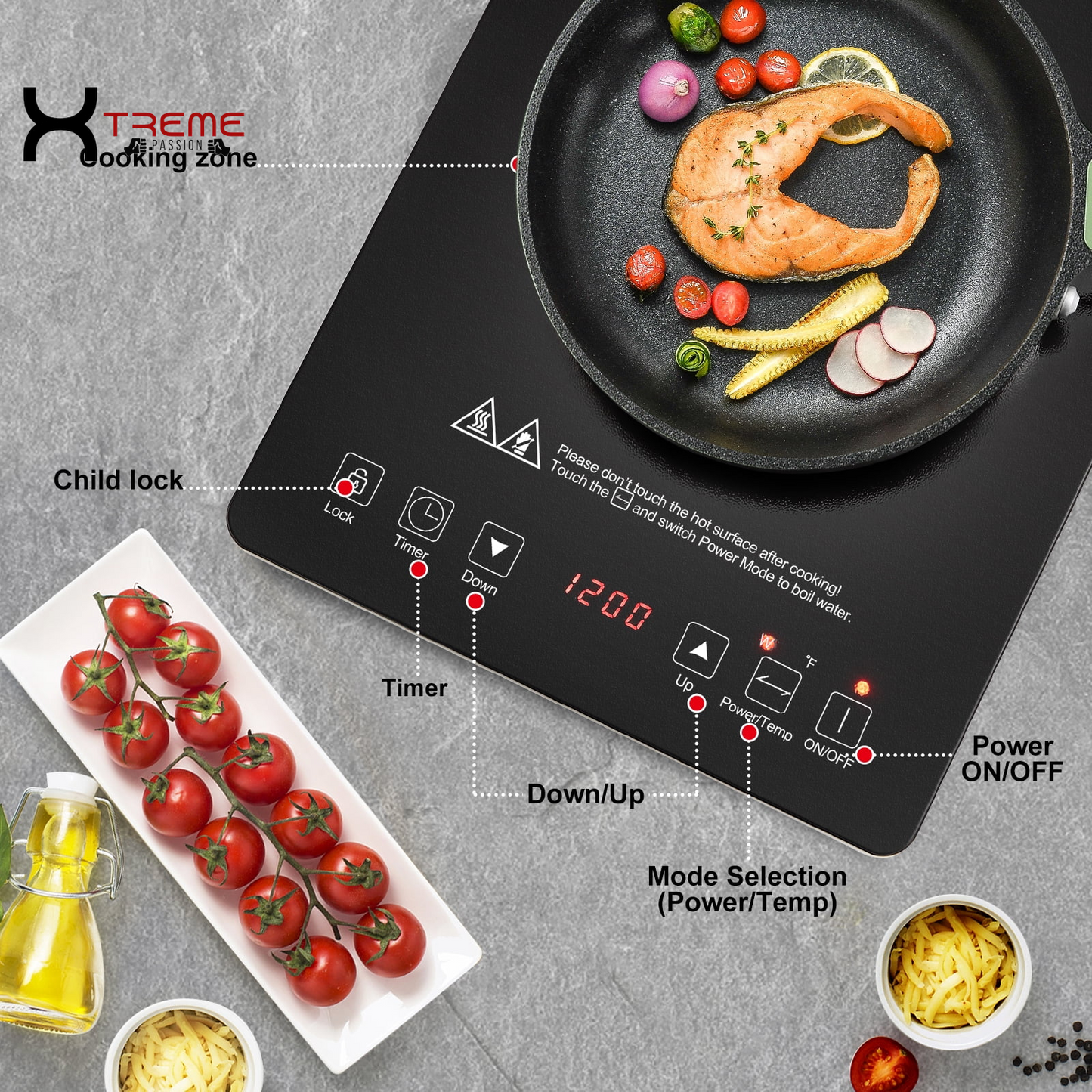 Versatile Multi-Burner Induction Cooktop for Effortless Cooking