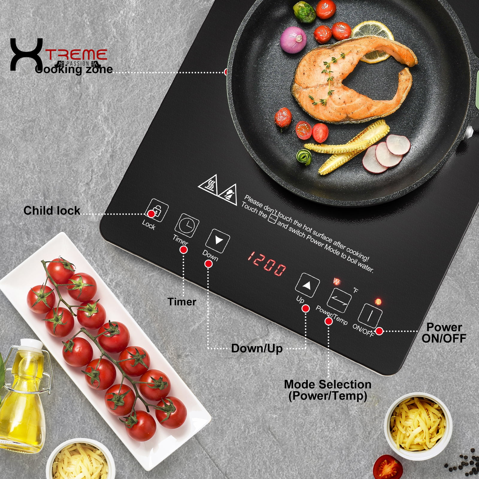 Versatile Multi-Burner Induction Cooktop for Effortless Cooking