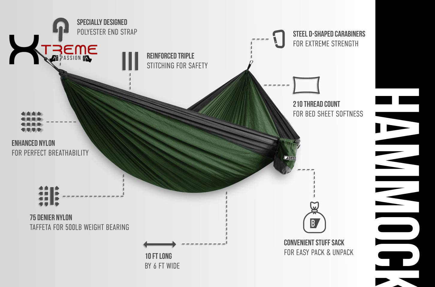 Outdoor  Double Hammock 