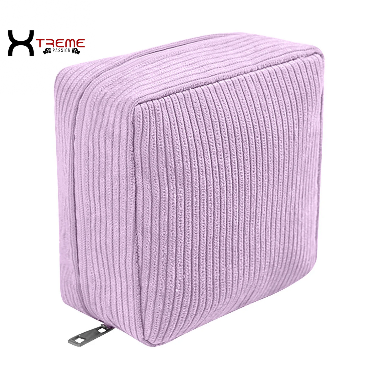 Stylish Black Makeup Bag - Large Capacity Travel Toiletries & Cosmetic Storage Tote with Brush Organizer