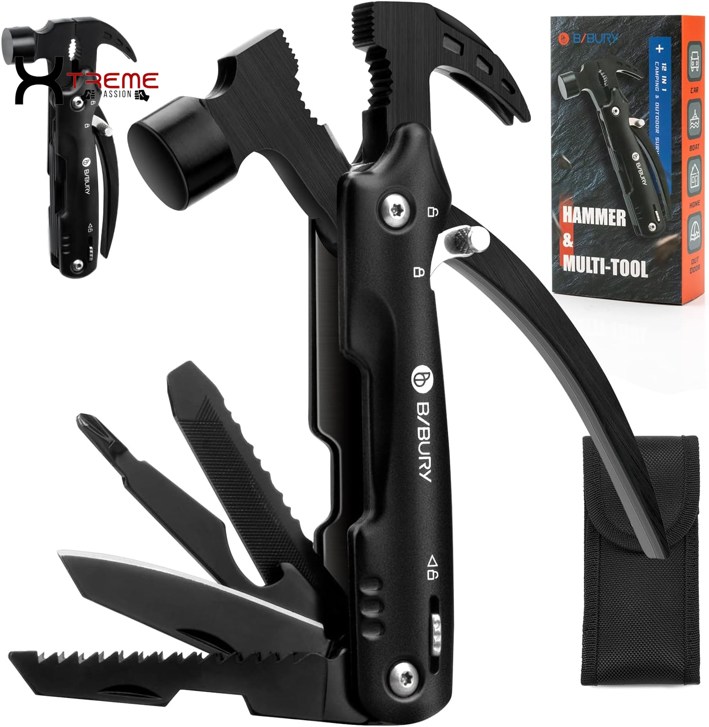 Professional Survival Multi-Tool - 15-in-1 Adventure Kit
