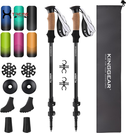 XtremePassion Ultra-Light Professional Hiking Poles - Adventure Ready