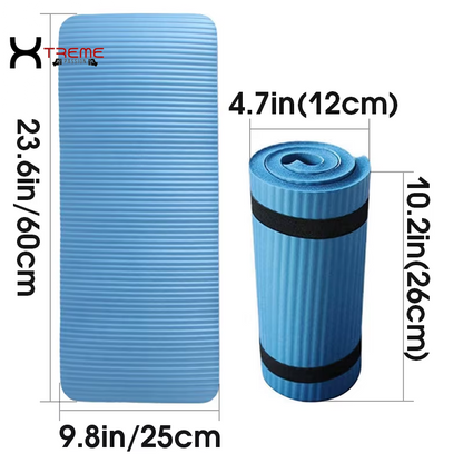 Premium Thick Yoga Mat & Knee Pad - Anti-Skid Comfort Foam for Yoga, Pilates, and Gymnastics