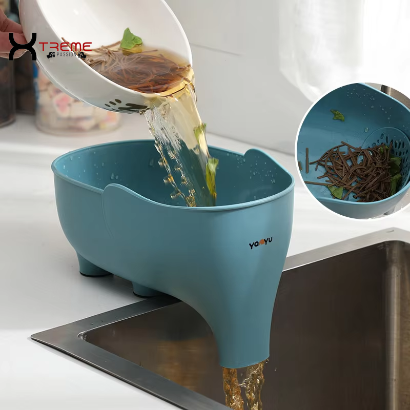 Elevate Your Kitchen with the Charming Elephant Sink Strainer - Effortless Draining & Food-Safe Design!