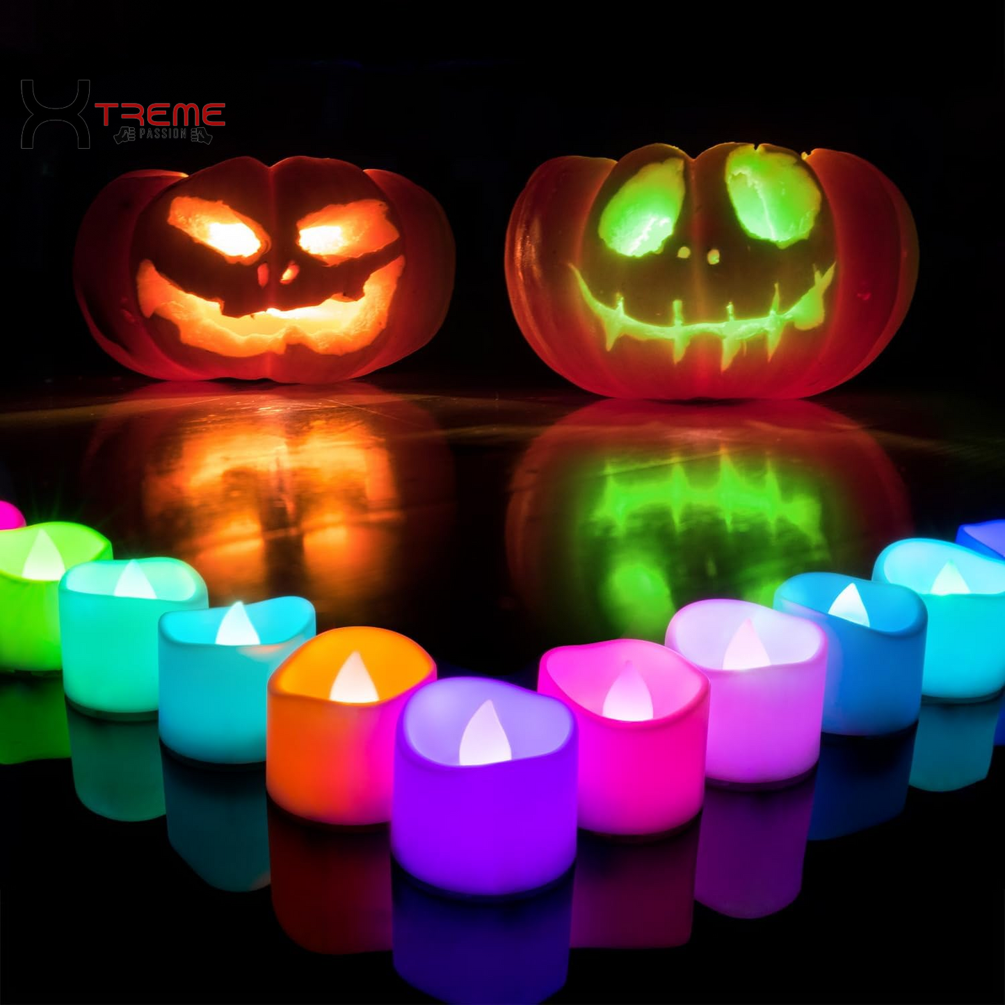 24Pcs Flickering Flameless LED Tea Lights - 200+ Hours of Battery-Operated Ambiance for Weddings, Anniversaries, Halloween, and Christmas Decor