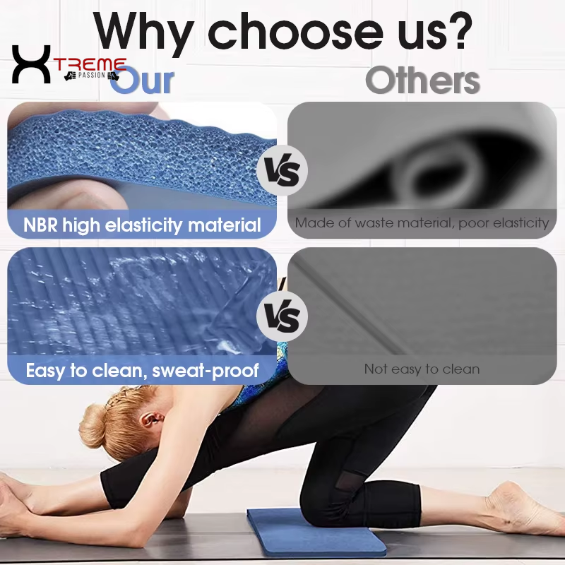 Premium Thick Yoga Mat & Knee Pad - Anti-Skid Comfort Foam for Yoga, Pilates, and Gymnastics