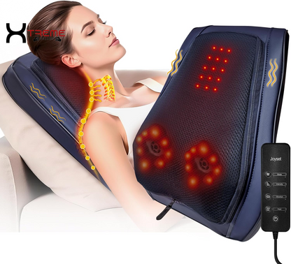 Experience Ultimate Relaxation with the 4D Shiatsu Back Massager - Your Go-To Solution for Neck and Back Pain Relief!