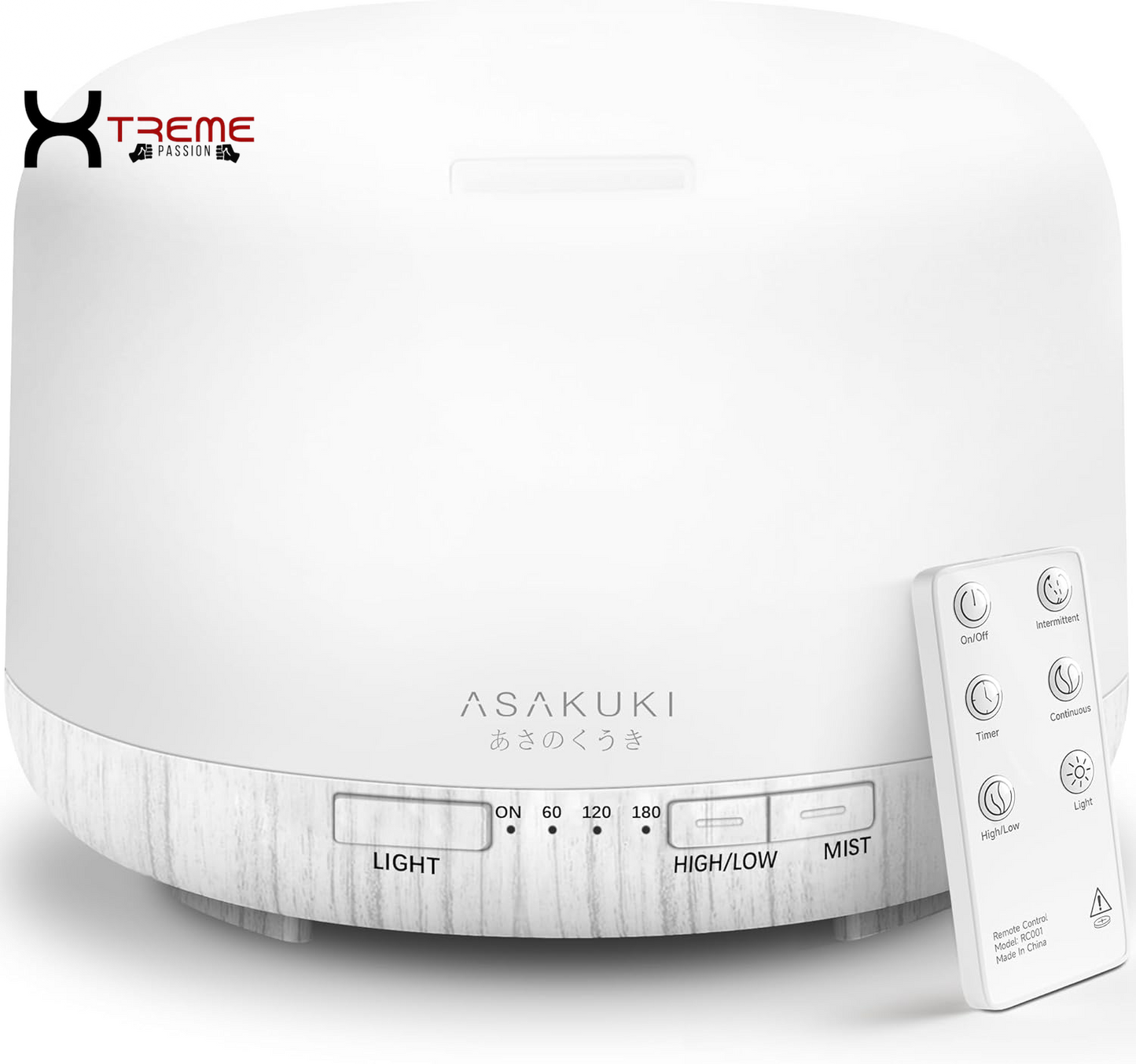 Transform Your Space with the 500ml Ultrasonic Essential Oil Diffuser - Aromatherapy Humidifier Featuring Remote Control, 7 LED Colors, Timer & Auto Shut-Off for Large Areas